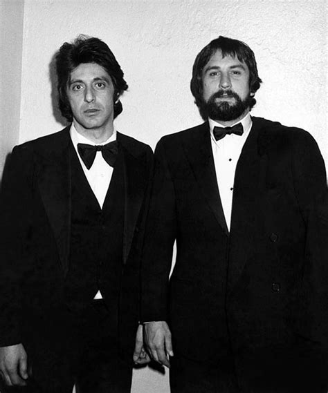 Al Pacino and Robert De Niro, 1980's. : OldSchoolCool