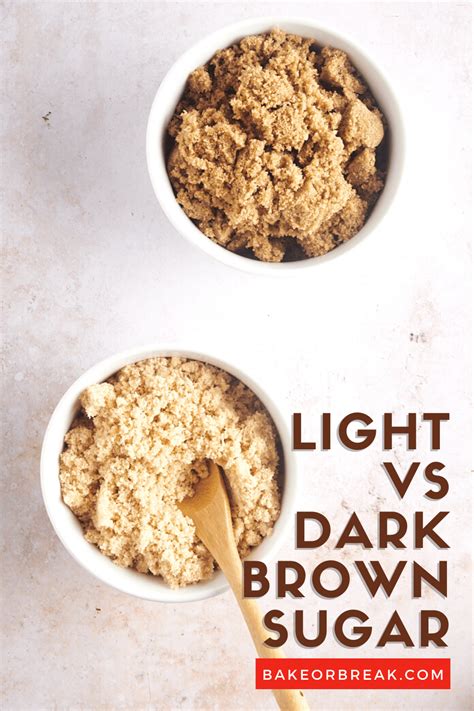 Light Brown Sugar vs Dark Brown Sugar - Bake or Break