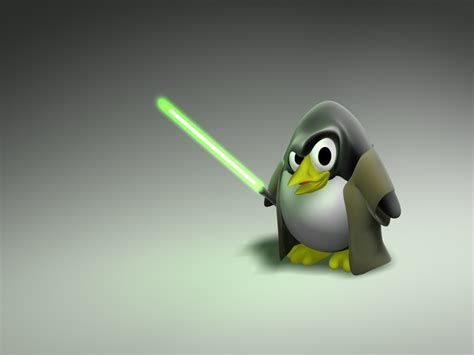 Desktop Wallpaper: Jeday Linux Penguin Mascot HD Wallpaper