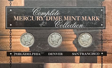 Complete Mercury Dime Mint Mark Collection - 1943-P, 1939-D and 1944-S ...