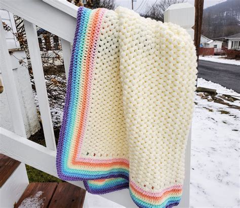 Crochet Patterns Galore - Rainbow Baby Blanket