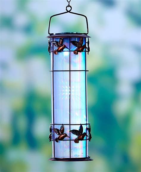 3D SOLAR PRISM HUMMINGBIRD LANTERN HANGING OUTDOOR GARDEN HOME DECOR LIGHTING #TH… | Solar ...