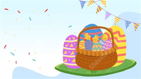 Basket Easter Eggs Eggs Powerpoint Background For Free Download ...