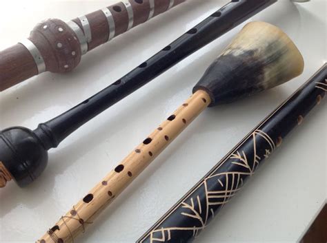 Collection of 4 Exotic Flutes / Wind instruments - Catawiki