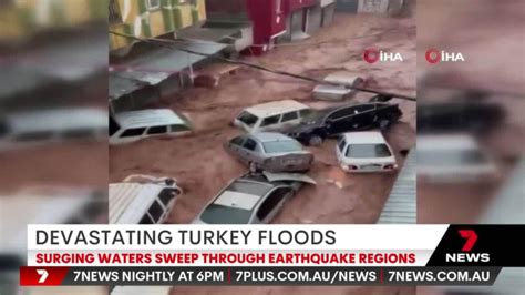 Turkey devastated by raging floods | 7NEWS