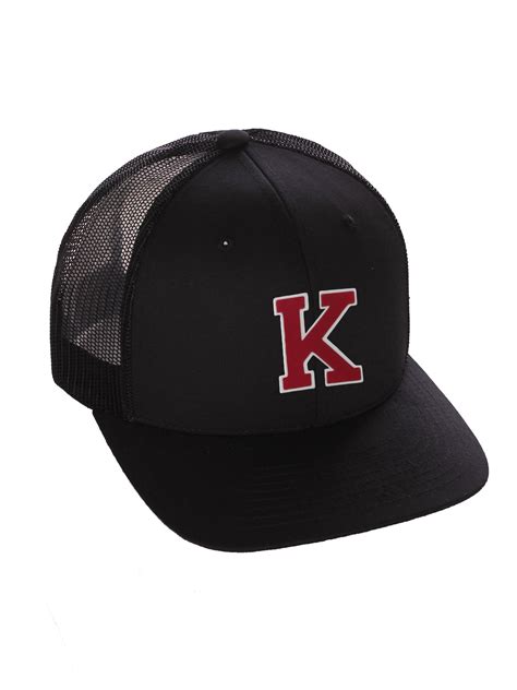 I&W Hatgear - Structured Trucker Mesh Hat Custom Colors Letter K ...