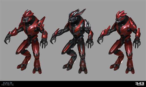 ArtStation - Halo Infinite Elite Officer and Zealot Concept Art, Zack ...