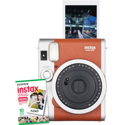 Instax Mini 90 with Film- Brown