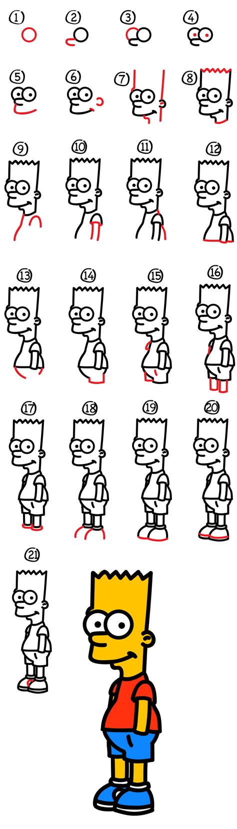 How To Draw Bart Simpson Supreme