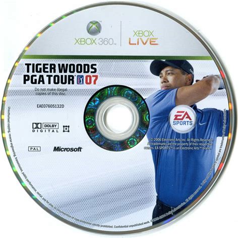 Tiger Woods PGA Tour 07 (2006) box cover art - MobyGames