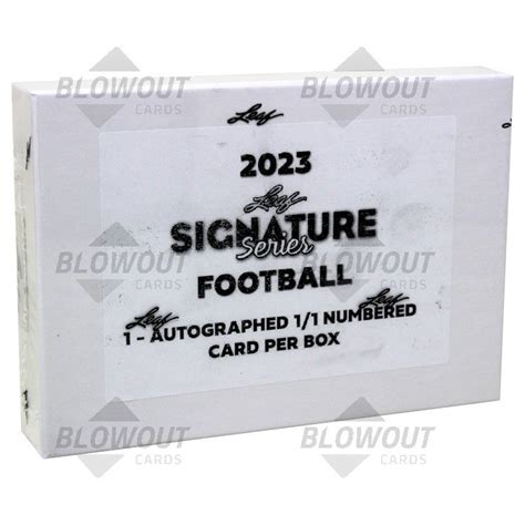 2023 Leaf Signature Series Football Hobby Box