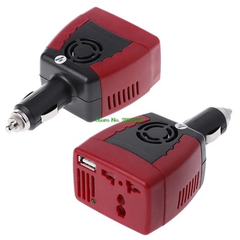 Practical Car Power Inverter Charger Adapter 12V DC To 110/220V AC+USB ...