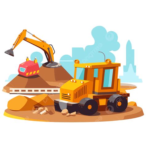 Cartoon Road Construction PNG, Vector, PSD, and Clipart With Transparent Background for Free ...