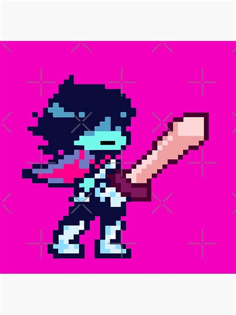 "Deltarune Kris Battle Sprite" Poster for Sale by OctaviousRex197 ...