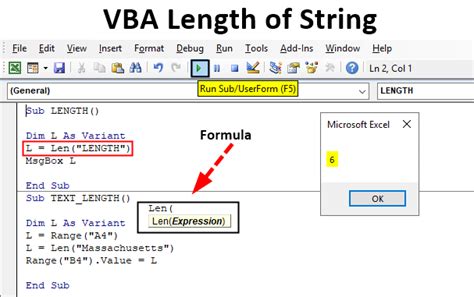 VBA Length of String | How to Use Length of String Function in Excel VBA?