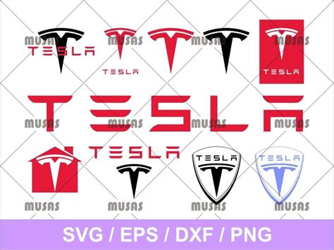 Tesla Logo SVG Bundle | Vectorency