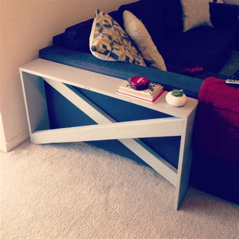 DIY - this table, but behind the couch | Diy furniture couch, Diy side table, Side table decor