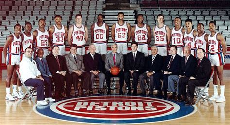 Glenda Pratt Buzz: Detroit Pistons 1989 Players