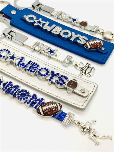 Dallas Cowboys Keychains Dallas Cowboys Gifts Cowboys Football | Etsy