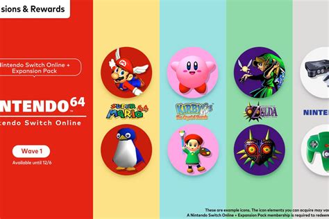 New N64 themed Switch profile icons available for Switch Online Expansion Pack members - My ...