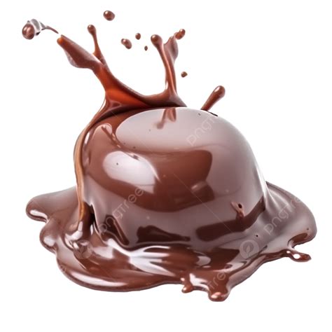 Melted Chocolate Sauce Background, Chocolate, Melt, Dark Chocolate PNG ...