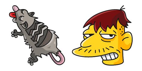 The Simpsons Cursor with Cletus Spuckler & Possum - Sweezy Cursors