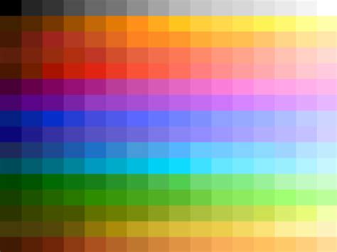 Atari 256 Colour Palette