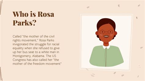 Biographie von Rosa Parks | Google Slides & PowerPoint Vorlage