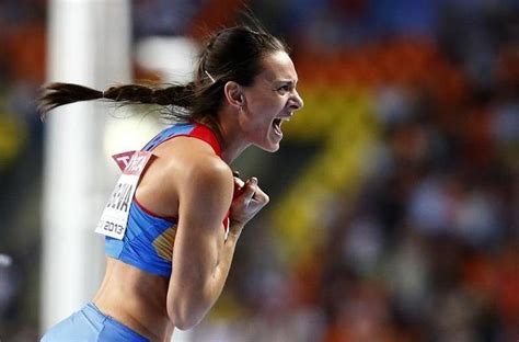 Yelena Isinbayeva Wins Pole Vault Gold