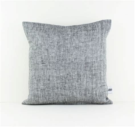 Euro Pillow Cover 26x26 Euro Sham Covers, Grey Linen Cushion Cover Grey ...