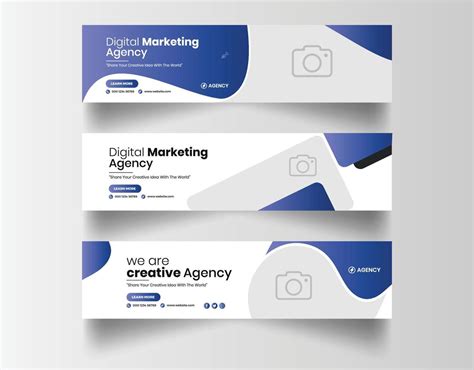 Corporate simple business linkedin profile banner and social media cover design 14561540 Vector ...