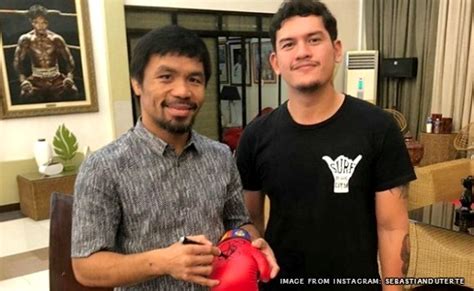 Baste Duterte gets a gift from his boxing hero - POLITIKO