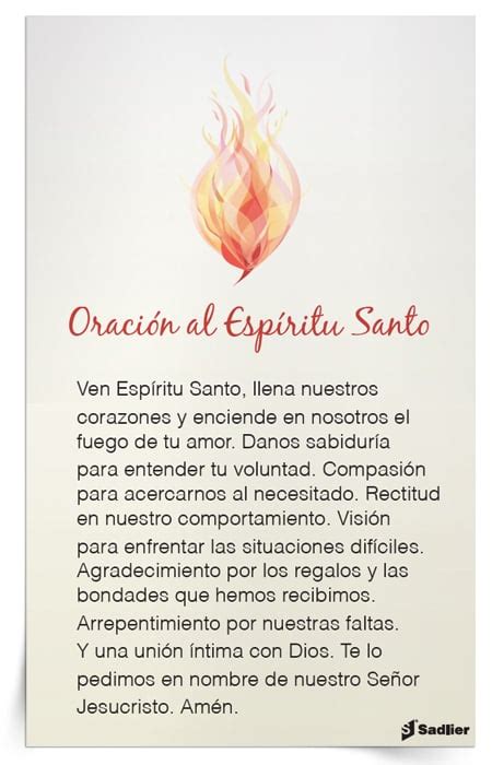 Creemos y compartimos | Oración al Espíritu Santo