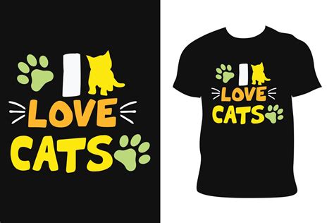 CAT T-SHIRT DESIGN. CAT T-SHIRT. cat t-shirt free Vector. 12504653 ...