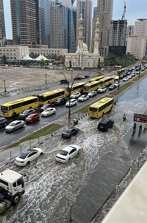 Photos: Heavy rain hits parts of Dubai, Sharjah | Weather – Gulf News