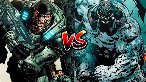 Marcus Fenix vs The Unarmored Mauler (Gears of War Lore) - YouTube