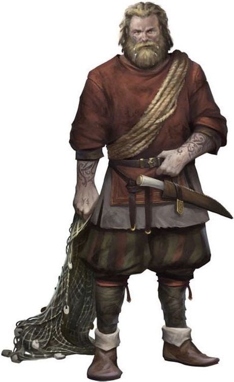 Fisherman | Viking character, Pathfinder character, Fantasy character design