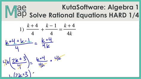 Solving Rational Equations - Tessshebaylo