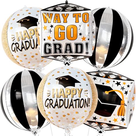 Buy KatchOn, Happy Graduation Balloons 2024 - Big 22 Inch, Pack of 6 ...