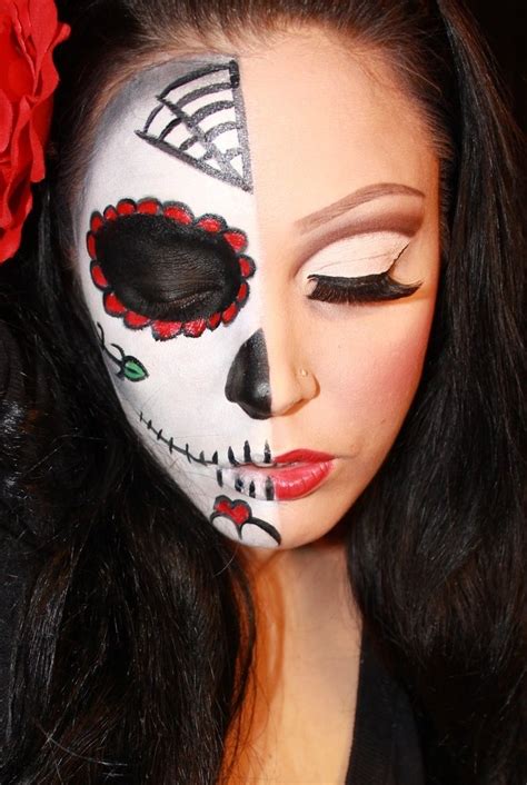 23 Best Sugar Skull Halloween Makeup Ideas - Feed Inspiration