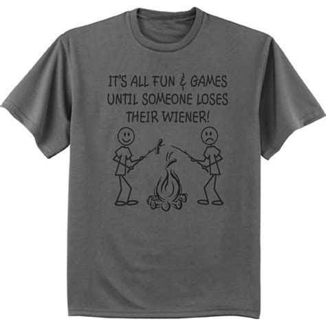 Decked Out Duds - Camping Gear Funny T-shirt Mens Graphic Tee - Walmart ...