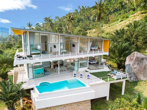 Koh Samui Property for Sale - 3-4 Bed Contemporary Ocean View Villas in the South