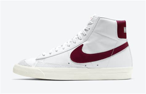 Nike Blazer Mid '77 Vintage White Maroon BQ6806-111 Release Date - SBD