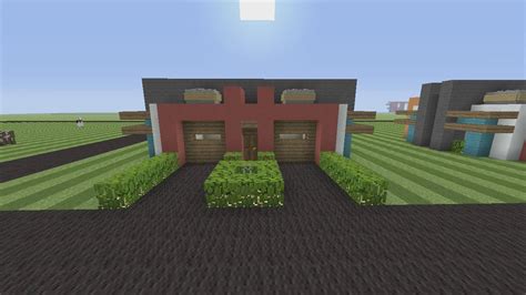 How to Build a Modern Garage in Minecraft - YouTube