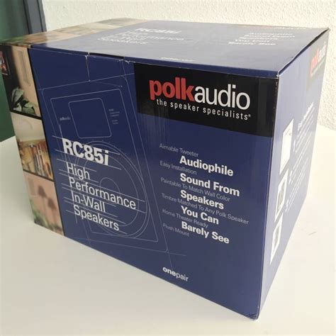 Polk Audio RC85i 2-way In-wall Speaker, Audio, Soundbars, Speakers & Amplifiers on Carousell