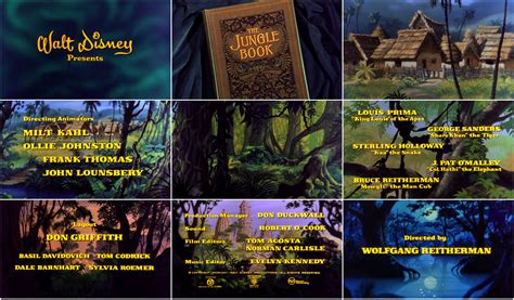 The Jungle Book (1967) — Art of the Title