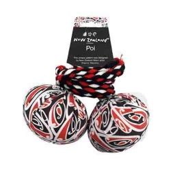 Poi - Maori Pattern (Set of 2) - Bonanza Wholesalers