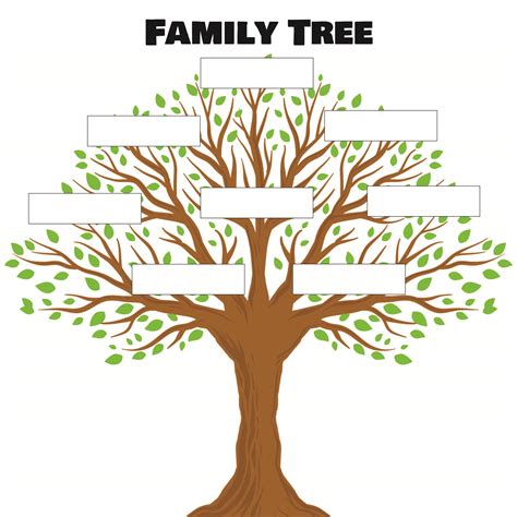 Graphic Family Tree Template