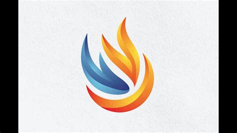 The Best Logo Design Tutorial for Beginners How to Create a 3D Flame Fire Logo Design - YouTube