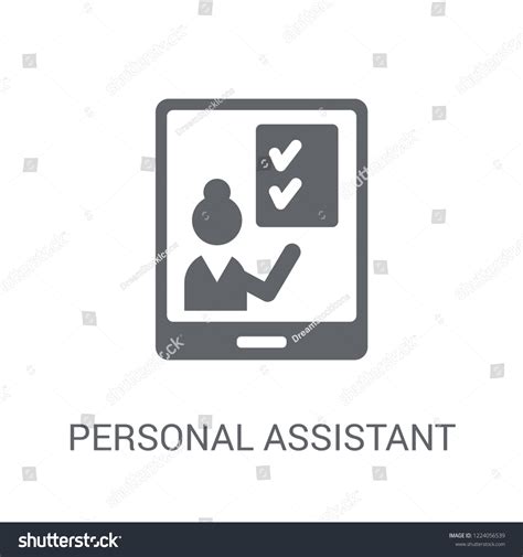 Personal Assistant Icon Trendy Personal Assistant Stock Vector (Royalty ...